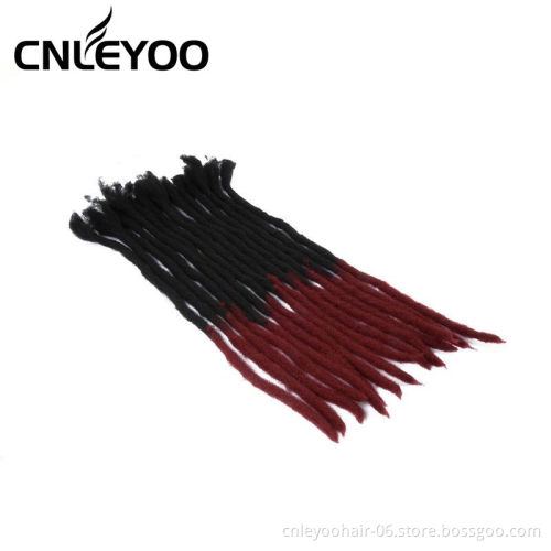 24 Inch Soft Dread Lock Long Ombre Dread Lock Handmade Dread Lock Extension For Men Women Kids